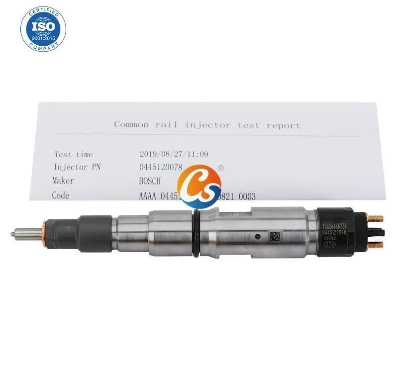 common rail injector 0445120078 for Bosch Ve Pump 6 Cylinder